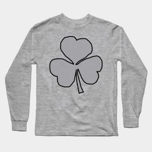 Shamrock Silver Long Sleeve T-Shirt